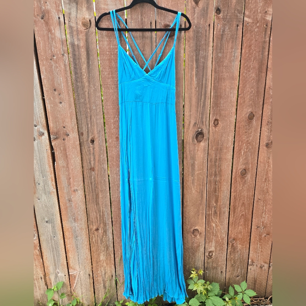 Teal Blue Dress